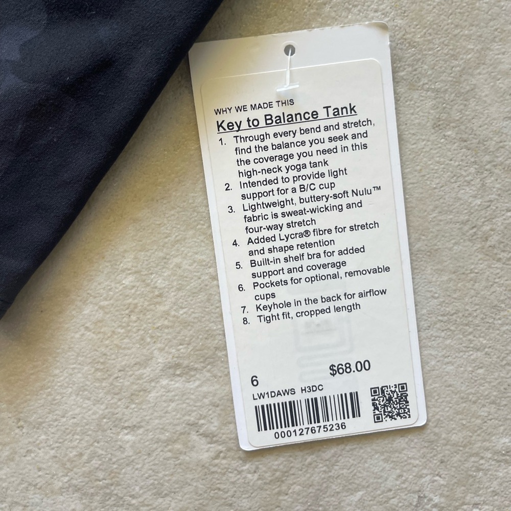 lululemon key to balance tank 6 - Picture 4 of 7